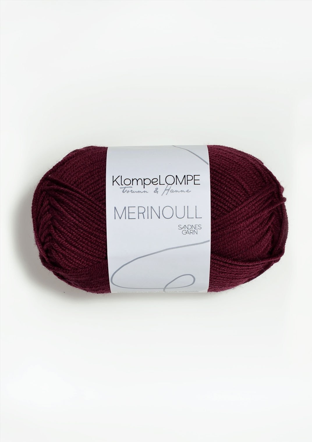 Merinoull, 4554 Tumma ruosteenpunainen KlompeKLOMPE