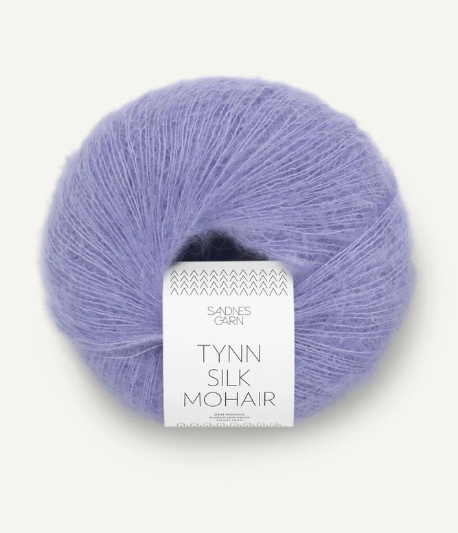 Tynn Silk Mohair, 5214 Vaalea krookus