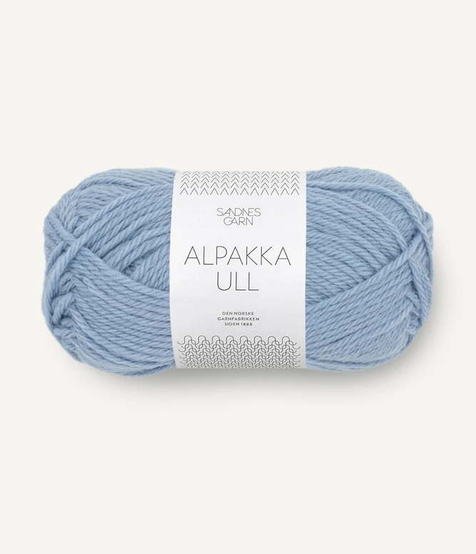 Alpakka Ull, 6032 Hortensian sininen