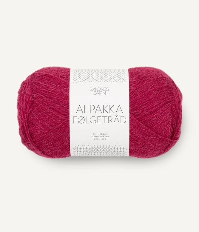 Alpakka Følgetråd, 4255 Rumba Red