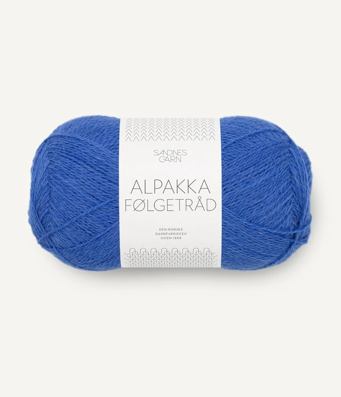 Alpakka Følgetråd, 5845 Dazzling Blue