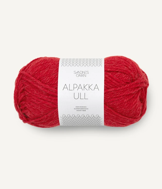 Alpakka Ull, 4227 Equestrian Red