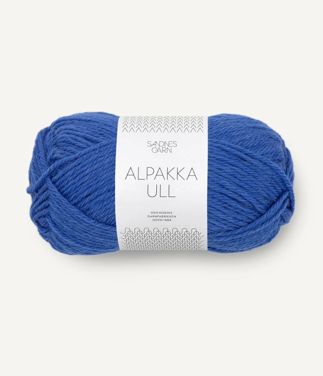 Alpakka Ull, 5845 Dazzling blue