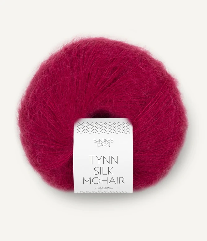 Tynn Silk Mohair, 4255 Rumba red